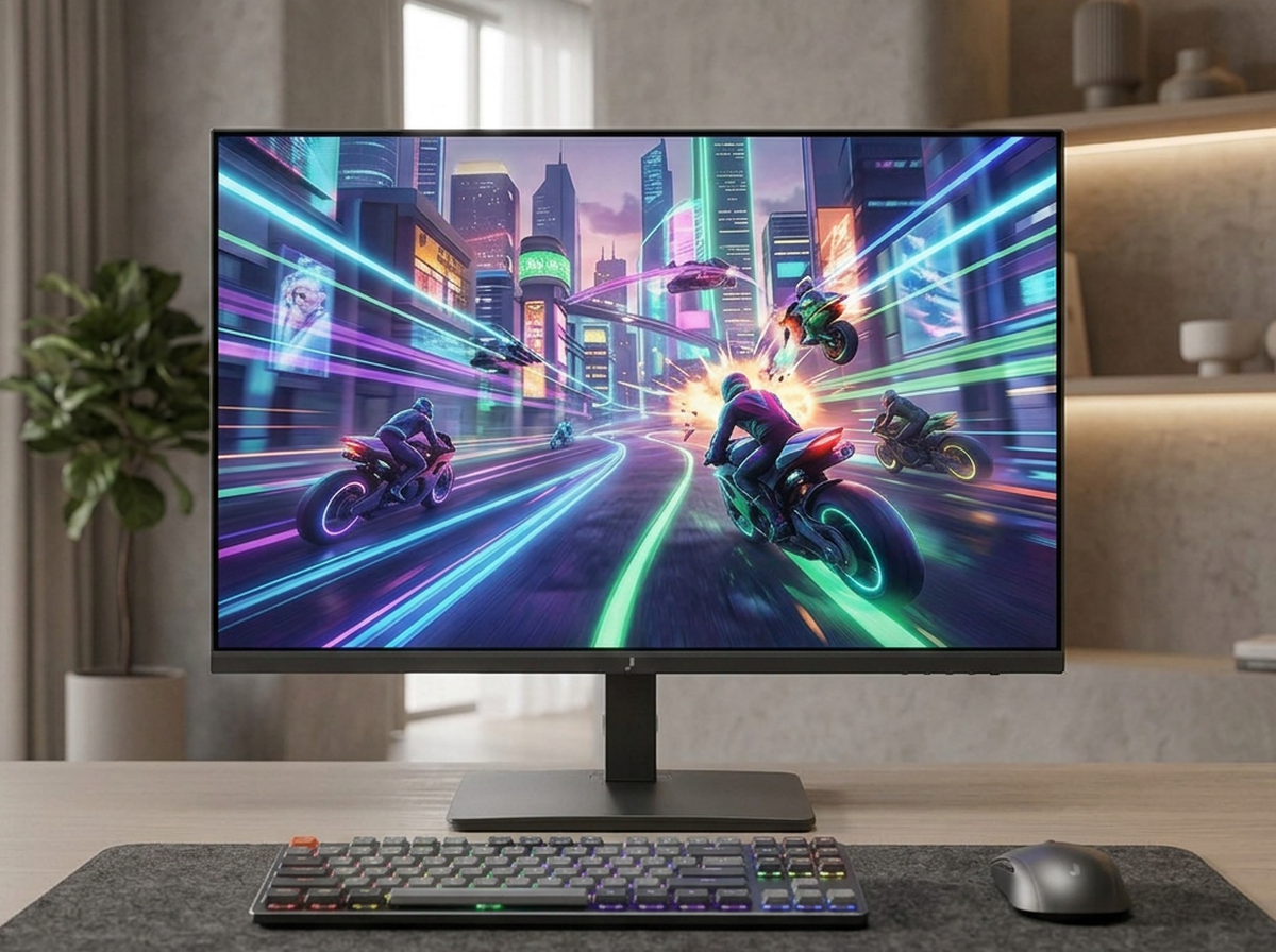 X27 27″ monitor, in-room view